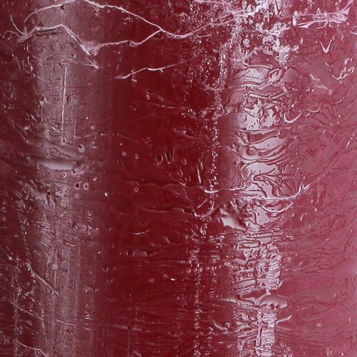 Product Pillar candles colored candles Berry 85×200mm 2 pcs