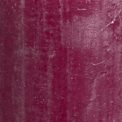 Product Pillar candles dyed Berry candles purple 60×80mm 4 pcs