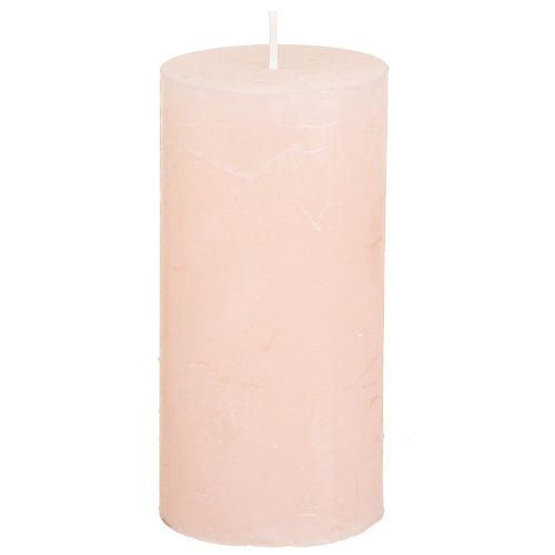 Product Pillar Candles Solid Colored Light Pink Candles Pink 50×100mm 4 Pcs