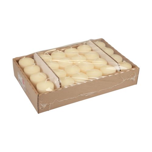 Product Pillar candles cream Advent candles small 70/50mm 24 pcs
