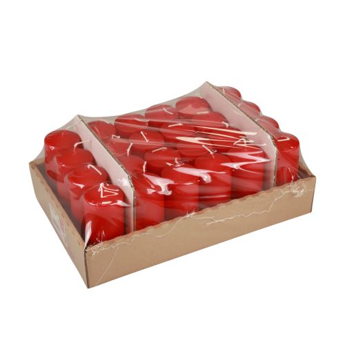 Product Pillar Candles Red Advent Candles Candles Red 120/50mm 24 Pcs