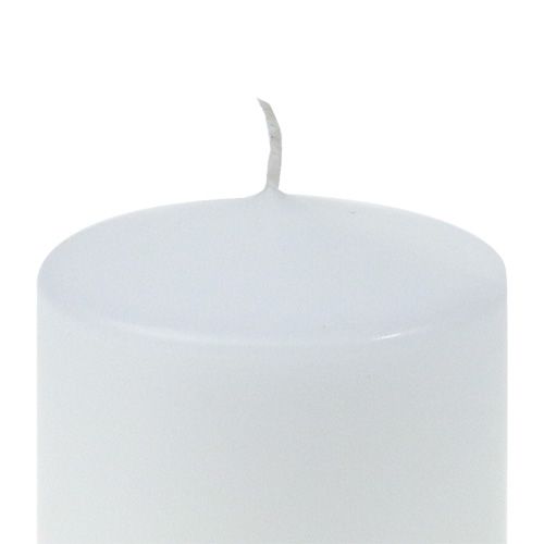 Product Pillar candle 80/80 white 6pcs