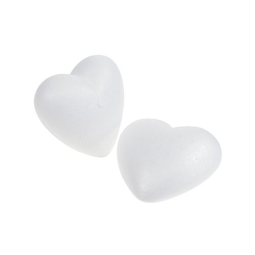 Floristik24 Styrofoam heart 5cm arched small 10pcs