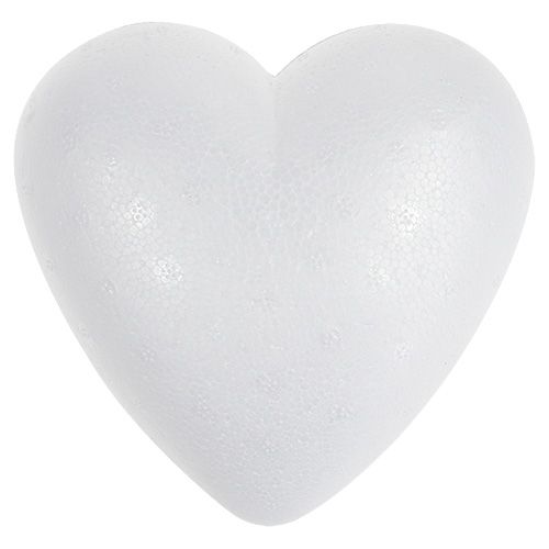 Product Styrofoam heart curved medium 11cm 2pcs