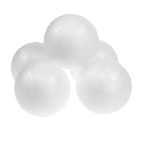 Product Styrofoam ball Ø8cm white 10p