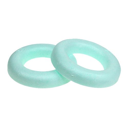 Floristik24 Styrofoam rings Ø30x6cm 2pcs