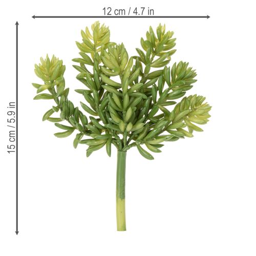 Product Artificial succulent flower for low-maintenance design of living and office spaces, 15cm, 5 pieces