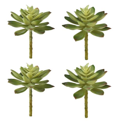 Product Artificial Succulents Artificial Plants Green Ø10cm 4 pcs