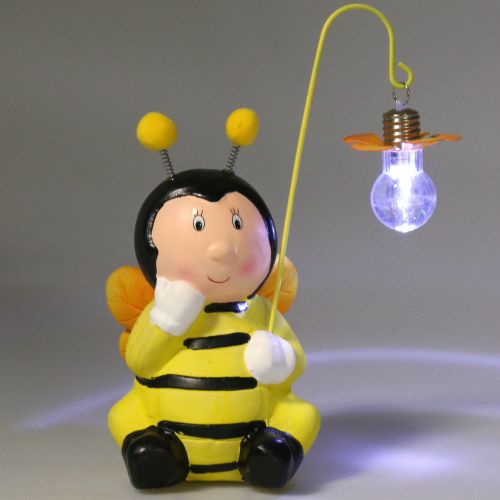 Floristik24 Decorative figure bee with light H21cm