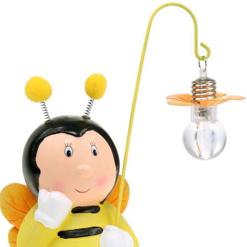 Floristik24 Decorative figure bee with light H21cm