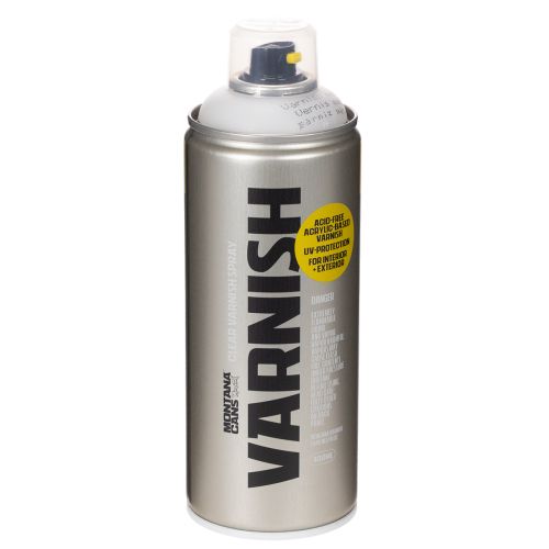 Matte Clear Varnish Spray Can UV Resistant Acid-Free 400ml