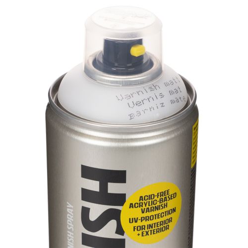 Matte Clear Varnish Spray Can UV Resistant Acid-Free 400ml | Floristik24.co.uk