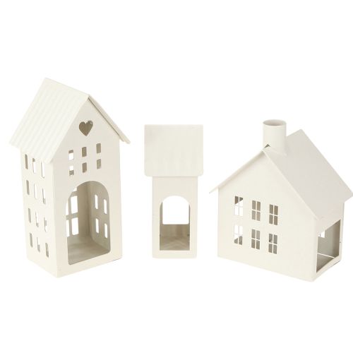 Product Stylish mini tea light house as table decoration 15cm