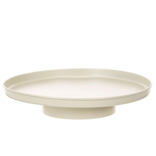 Beige Metal Tray 30 cm for Decorative Arrangements buy online | Floristik24.co.uk