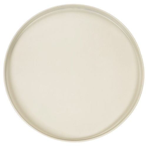 Beige Metal Tray 30 cm for Decorative Arrangements | Floristik24.co.uk