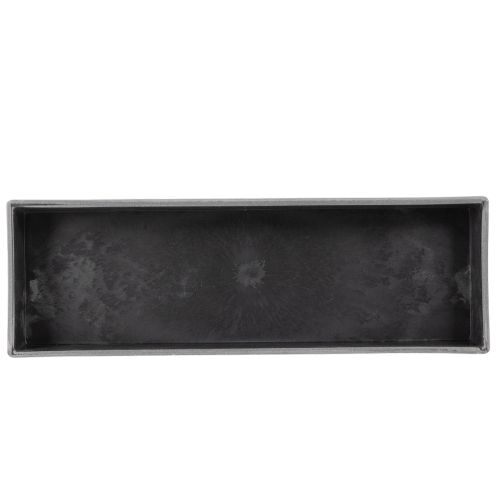 Rectangular Decorative Tray with Handles in Anthracite, 32cm | Floristik24.co.uk