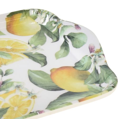 Product Tray lemons table decoration summer melamine 21x13x1,5cm