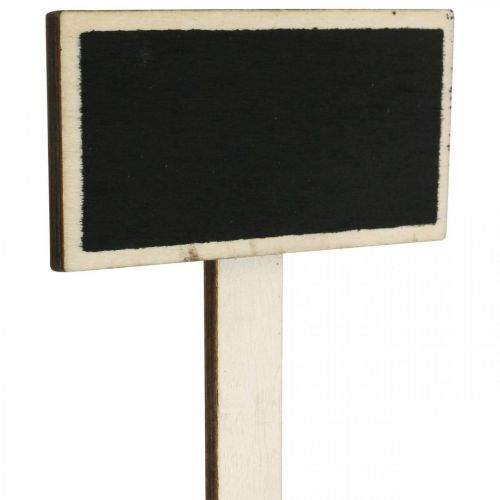 Product Wooden board to stick, plant sign, board for back to school, table decoration for wedding 9×4.5cm L19.5cm 12pcs