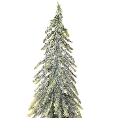 Artificial Christmas tree with base, frosted, as winter decoration, 90cm | Floristik24.co.uk