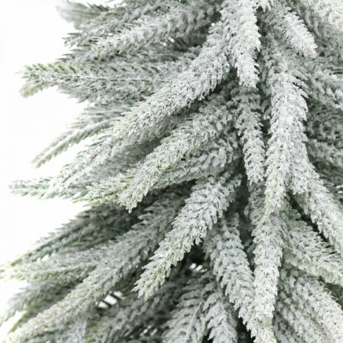 Winter fir in a pot, Christmas decoration, fir tree with snow H45cm