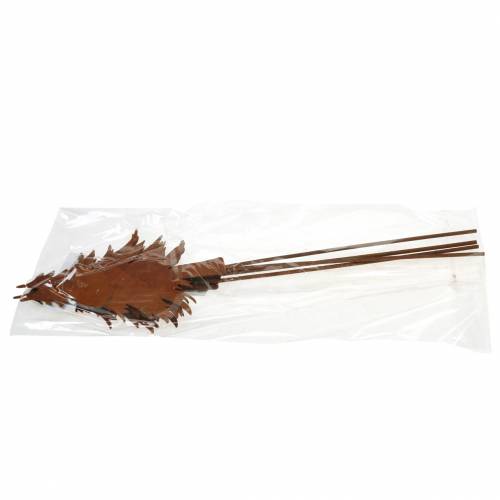 Floristik24 Garden stake fir patina metal H46cm 4pcs