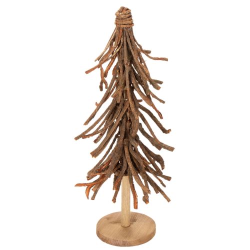 Willow Twig Christmas Tree on Wooden Base 48cm buy online | Floristik24.co.uk