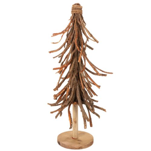 Willow Twig Christmas Tree on Wooden Base 48cm | Floristik24.co.uk