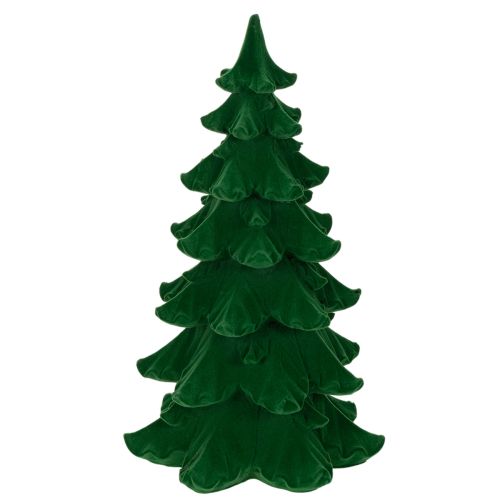 Artificial Green Flocked Christmas Tree Decoration 27cm for Indoor Use buy online | Floristik24.co.uk
