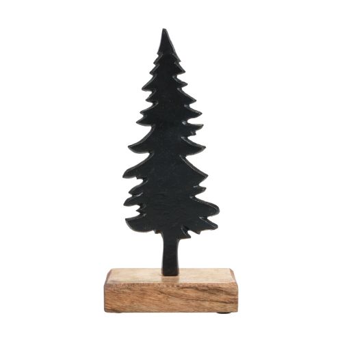 Floristik24 Christmas decoration Christmas tree wood metal table decoration H22cm