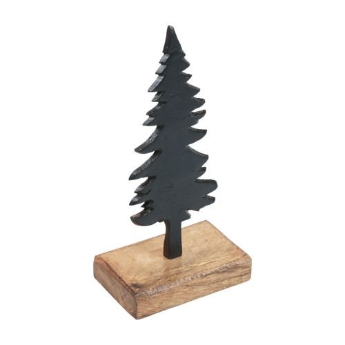 Floristik24 Christmas decoration Christmas tree wood metal table decoration H22cm