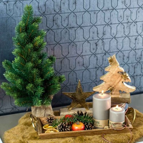 Floristik24 Christmas tree in a jute sack 47cm