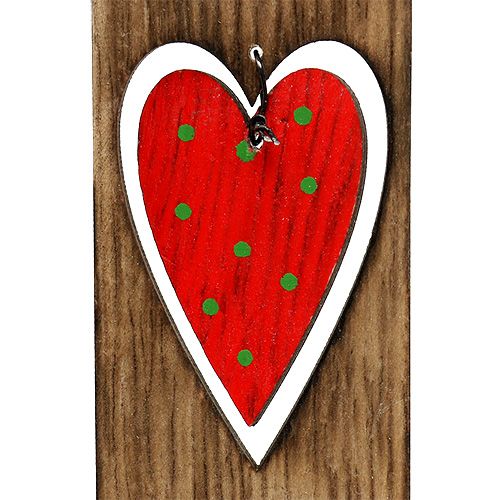 Floristik24 Christmas tree decorations wooden candle brown 15cm L28cm 8pcs