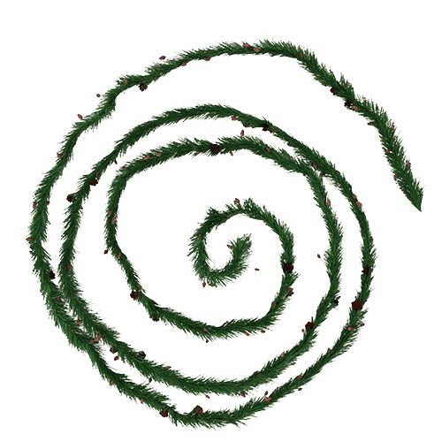 Fir garland with cones Christmas garland 3.6m