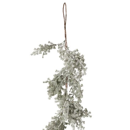 Product Fir Garland with Cones Winter Decoration Frost White L145cm