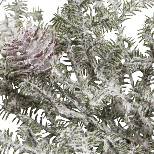 Product Fir Garland with Cones Winter Decoration Frost White L145cm