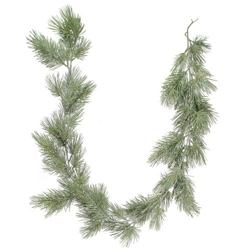 Floristik24 Fir green iced Christmas branch pine garland green 120cm