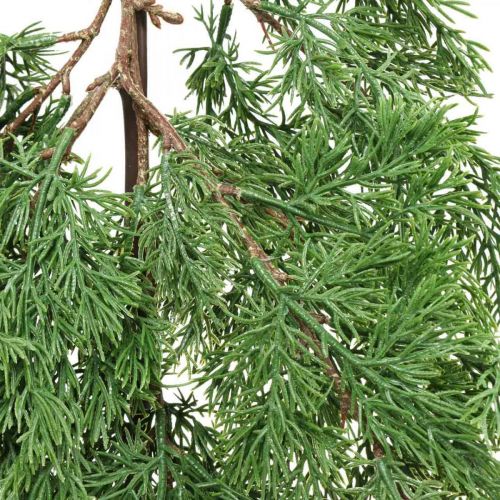 Floristik24 Artificial cypress branch green to hang up from 5 decorative branches 75cm