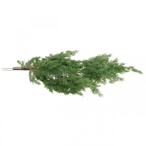 Floristik24 Artificial cypress branch green to hang up from 5 decorative branches 75cm