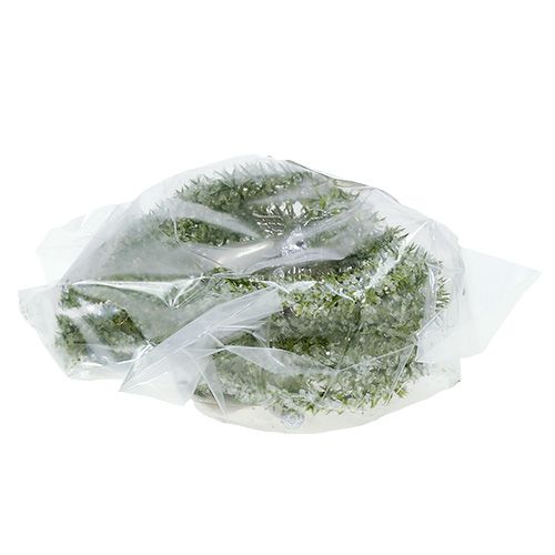 Floristik24 Fir heart to hang with angel 8cm green 6pcs