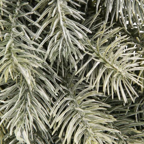 Floristik24 Fir wreath iced decorative wreath fir green artificial Ø40cm