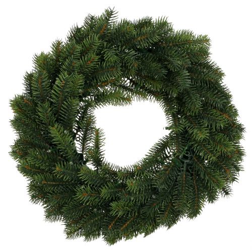 Floristik24 Wreath of lights LED green Ø40cm 49L