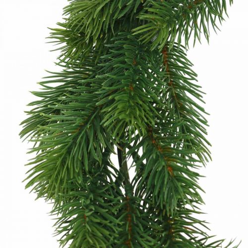 Product Artificial fir wreath artificial winter wreath green Ø35cm
