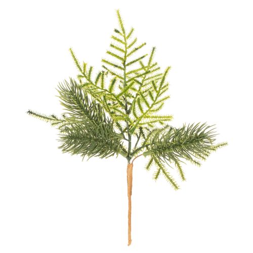 Artificial Pine Branch for Festive Decorations 22cm Set of 2 | Floristik24.co.uk