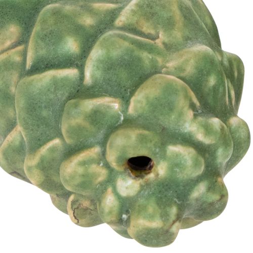 Ceramic Pine Cone Decoration Set – Autumn Table Décor, 14cm, 3pcs | Floristik24.co.uk