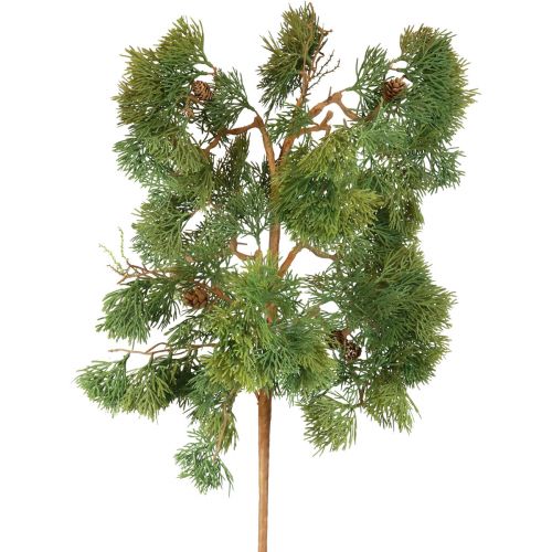 Product Fir branch artificial fir green cedar branch cones 85cm