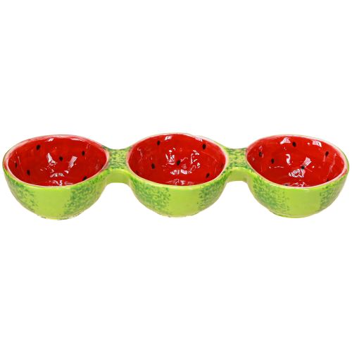 Product Tapas Set Watermelon Dip Bowls Ceramic 8.5×28cm 1pc