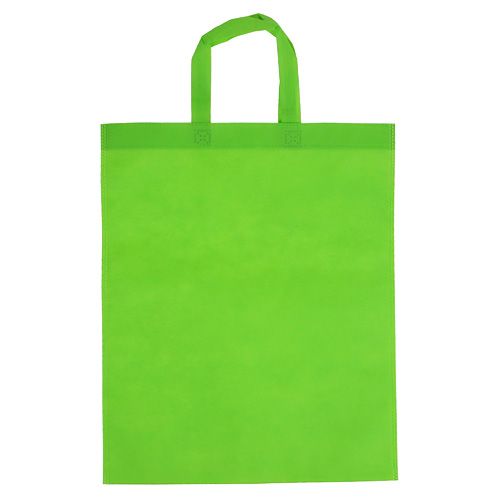 Floristik24 Bag green made of fleece 37.5cm x 46cm 24pcs