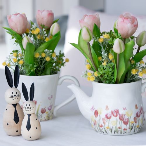 Product Coffee mug with colorful flowers for a cozy start to the day 10.5cm