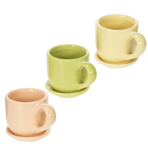 Coffee cup, decorative table decoration for a stylish dining area, 11cm, 3 pieces