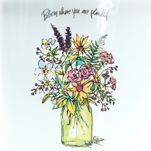 Product Decorative cup plant pot enamelled Ø11.5cm H10cm